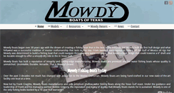 Desktop Screenshot of mowdyboats.com
